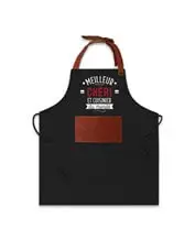 Delantal Negro Meilleur Chéri... 