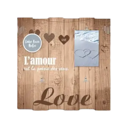 Marco de clip de madera