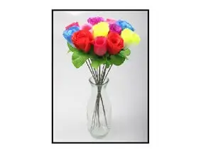 Rosa Artificial con Tallo