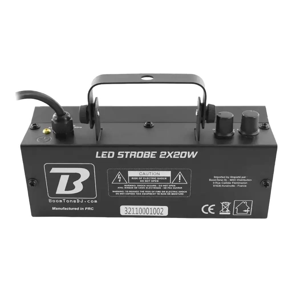ESTROBOSCOPIO LED 2X20W - BOOMTONE DJ - MAQUINA LED
