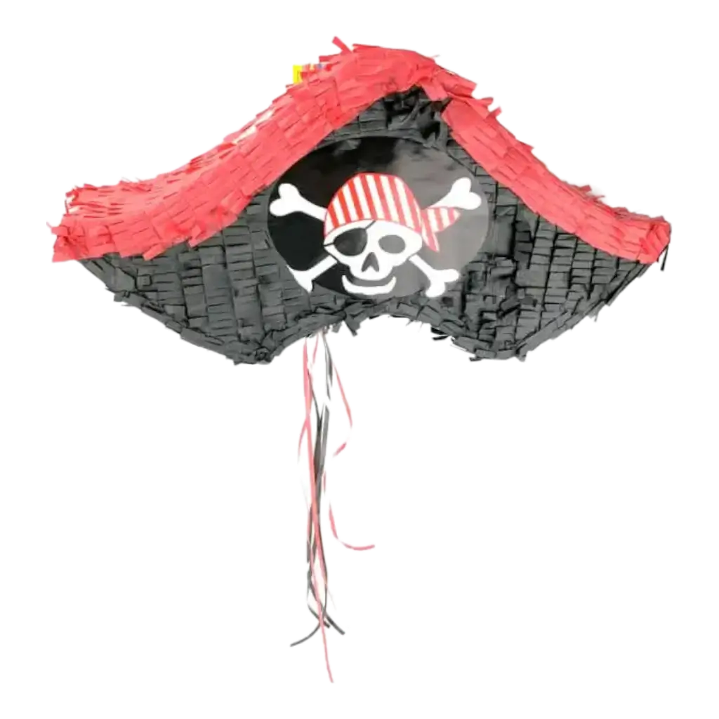 Piñata de sombrero de pirata