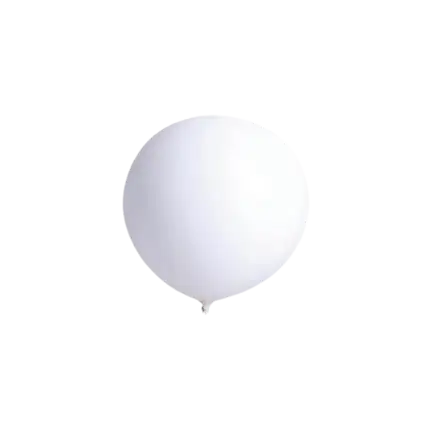 Globo Gigante Uni 90cm Blanco - Látex 100% Biodegradable