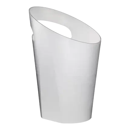 Copa de champán blanca - ACRÍLICO - 32cm