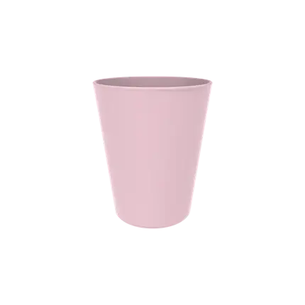 Vaso Cónico de PP - Rosa Pastel - 33cl