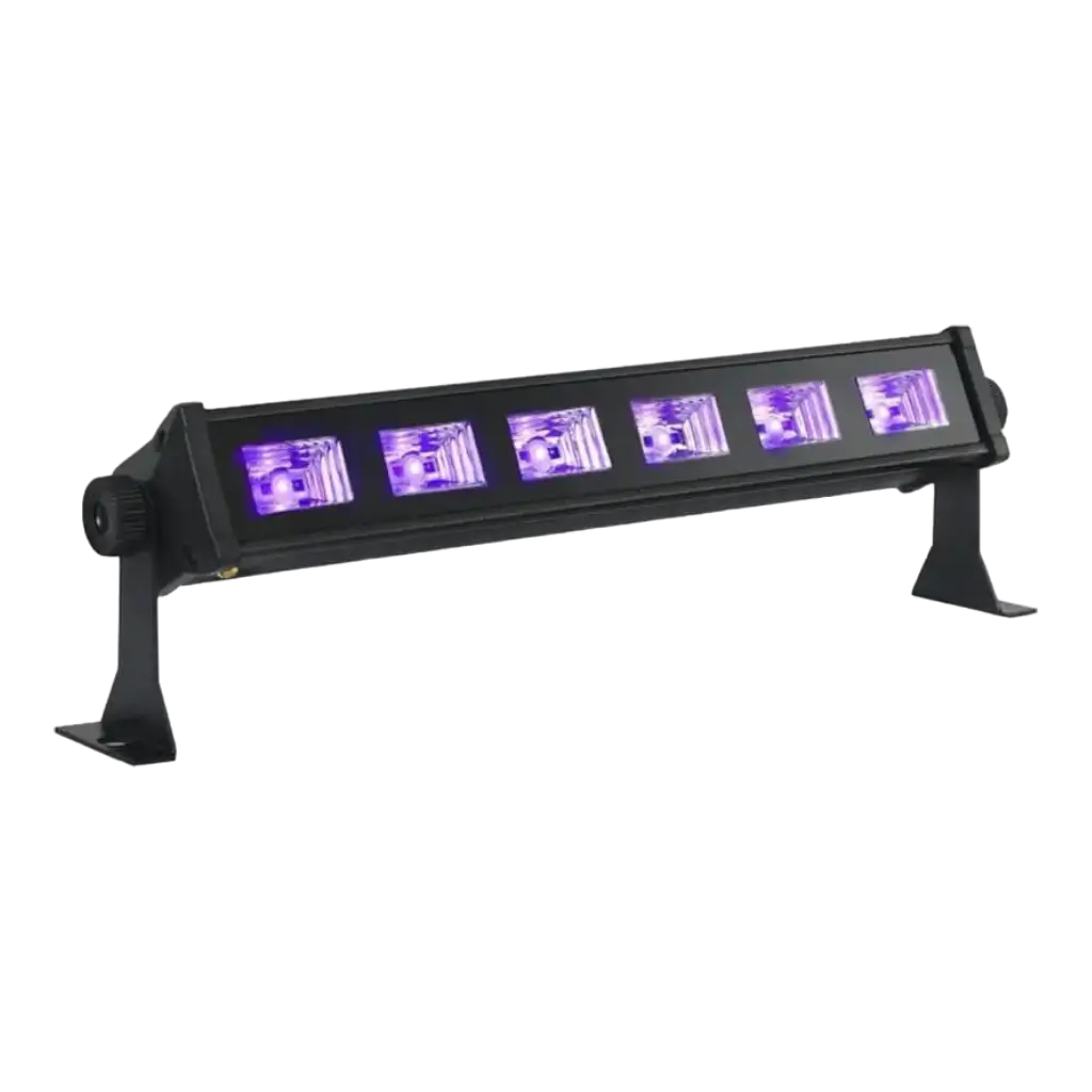 BARRA LED UV - CONJUNTO DE LUCES 6 x 3W