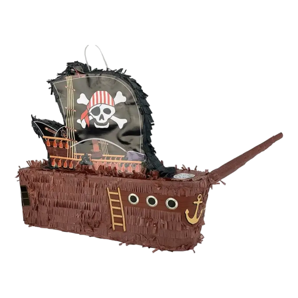 Piñata de barco pirata