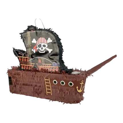 Piñata de barco pirata