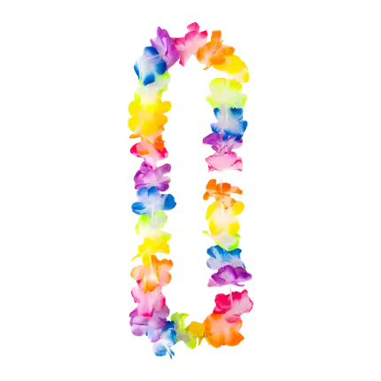 Collar hawaiano color pastel