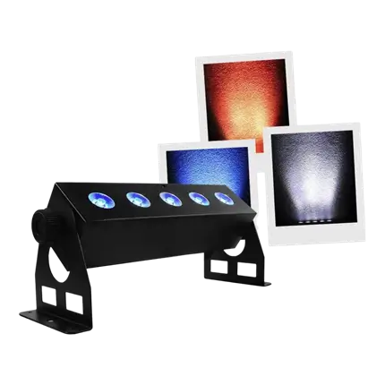 BARRA DE EFECTOS LED - SUPER BABYBAR NEGRO - BOOMTONE DJ