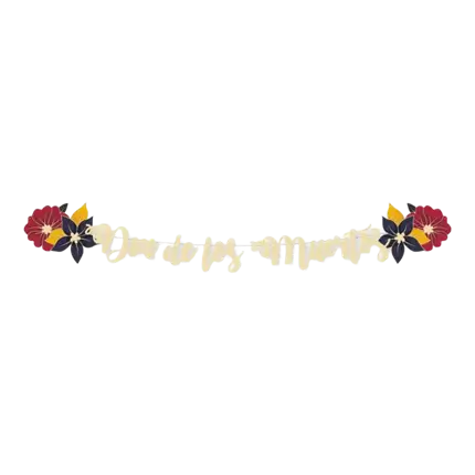 GUIRNALDA HALLOWEEN DIA DE LOS MUERTOS - 2 METROS