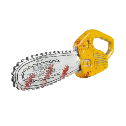 MOTOSIERRA DE PLÁSTICO SANGRIENTA - 45CM