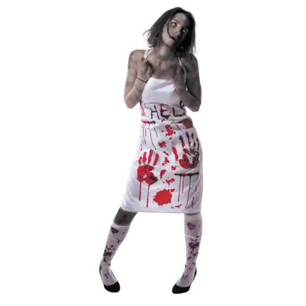 DELANTAL HALLOWEEN - AYUDA