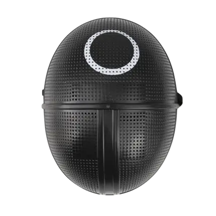 MÁSCARA DE JUGADOR SQUID - REDONDA