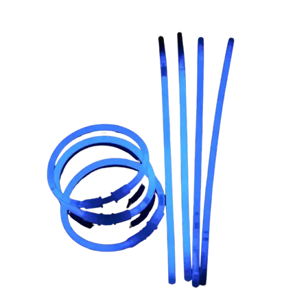 Pulsera Azul Fluo (Pack de 100)