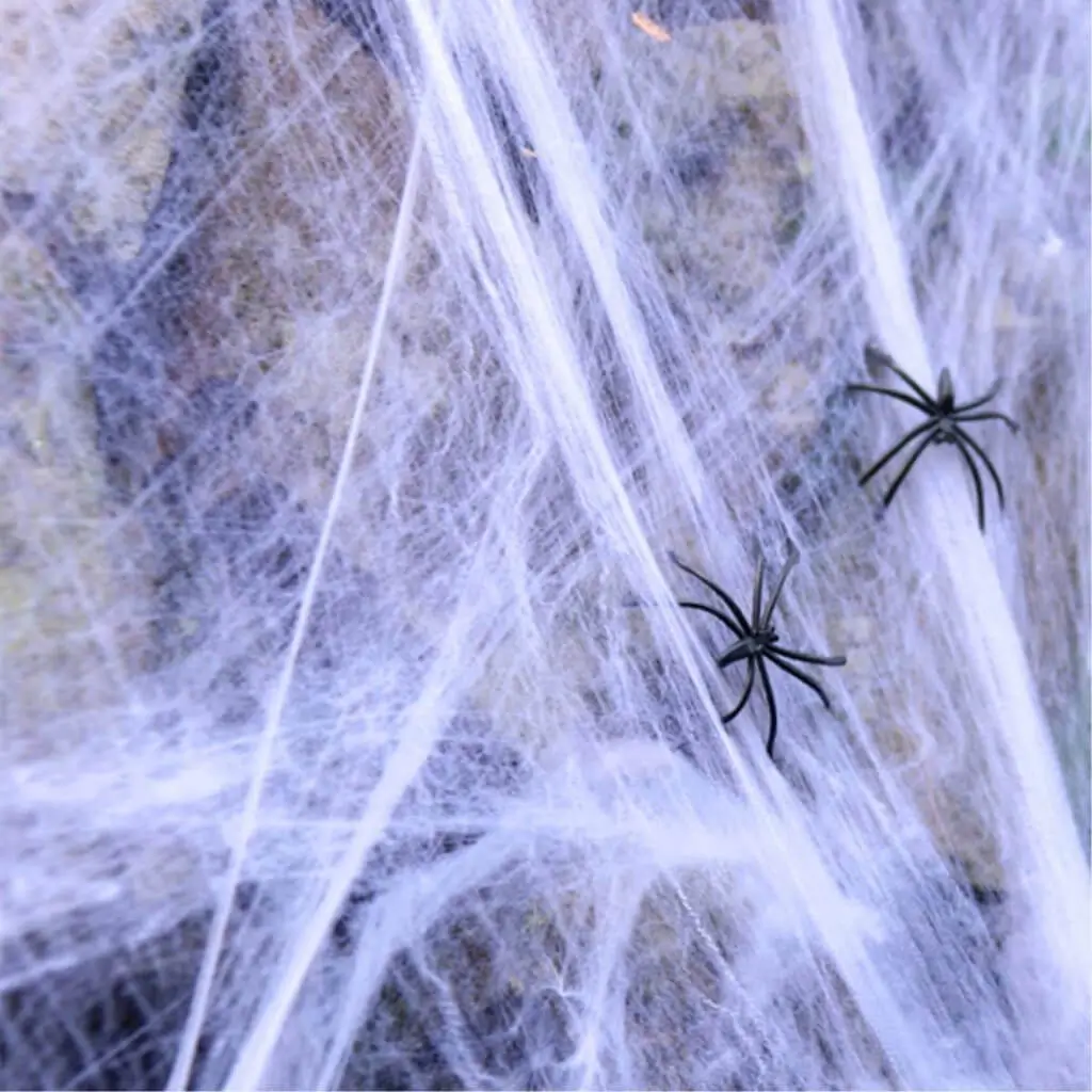 Tela de araña 300g y 4 arañas