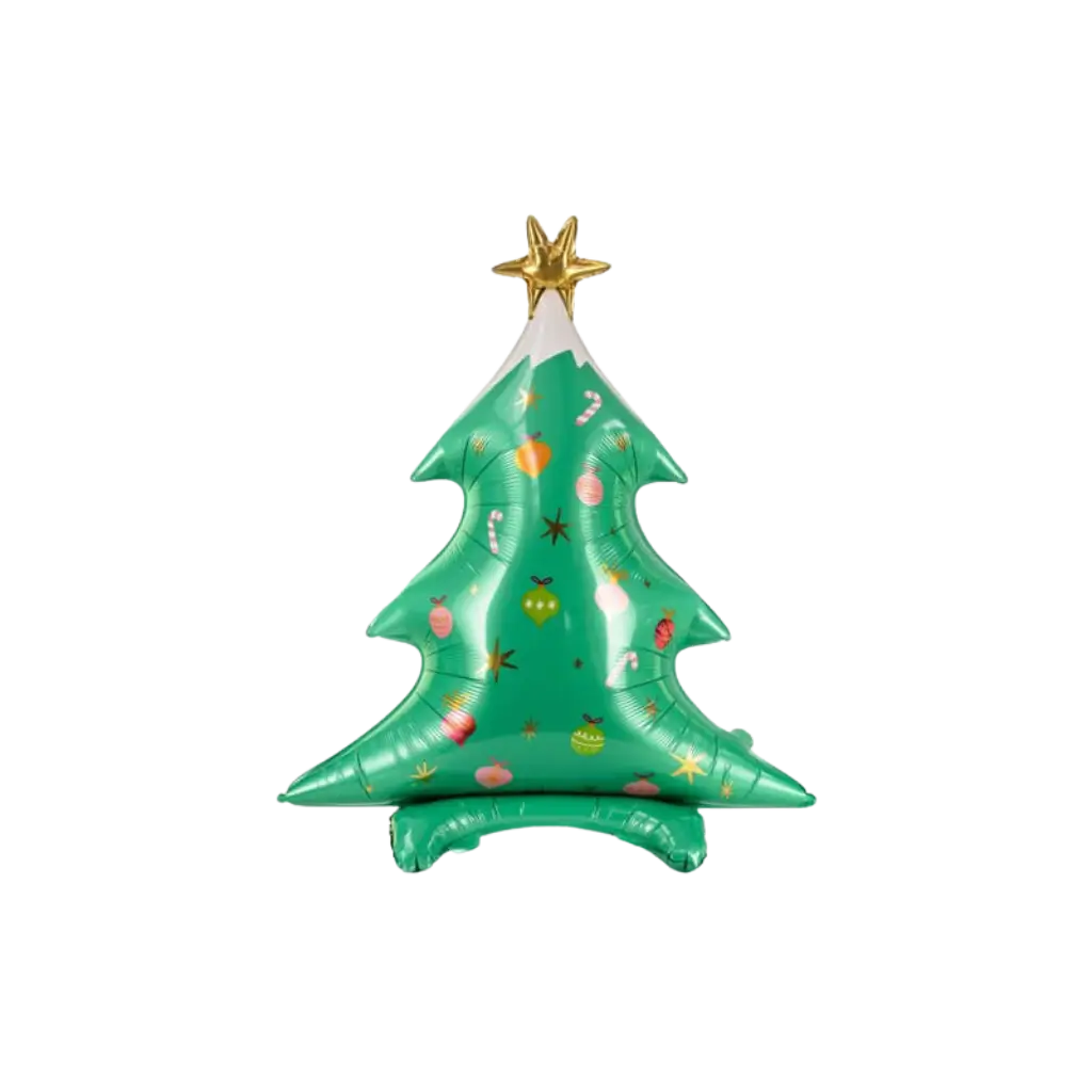 Globo Árbol de Navidad Verde - Mylar - 78x94cm
