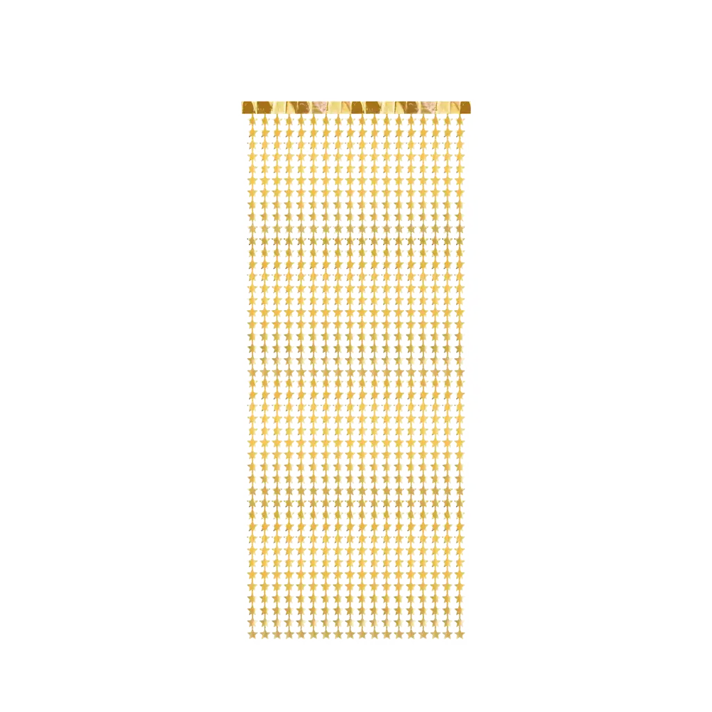 Cortina estrella dorada - 100x245cm