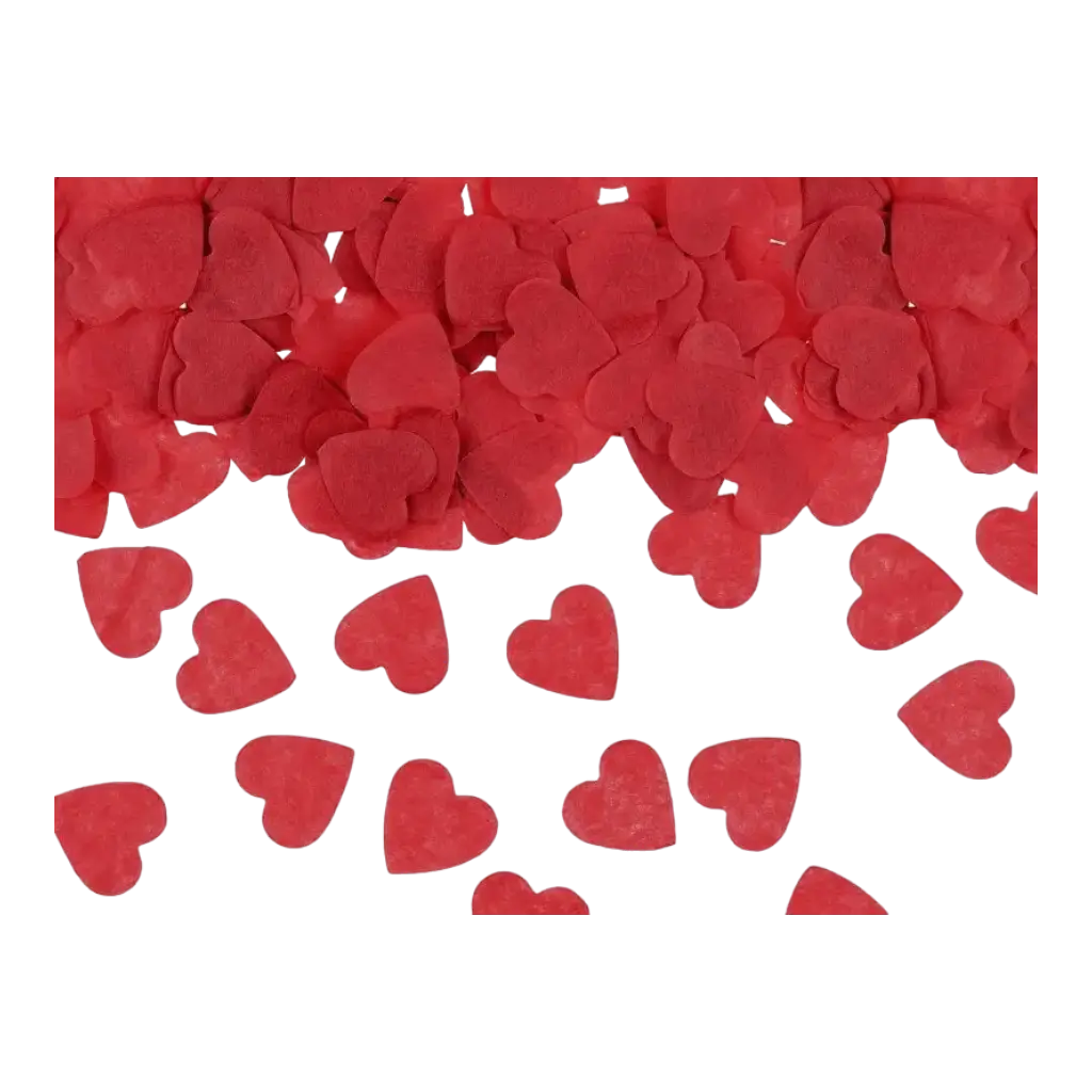 Confeti - Corazón Rojo - (15gr) 100% BIODEGRADABLE