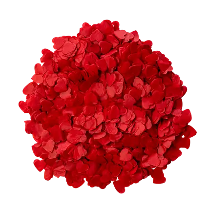 Confeti - Corazón Rojo - (15gr) 100% BIODEGRADABLE