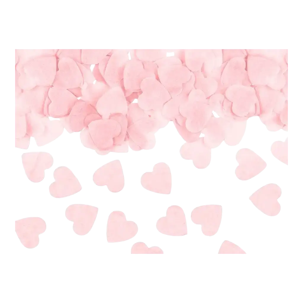 Confeti - Corazón Rosa Claro - (15gr) 100% BIODEGRADABLE
