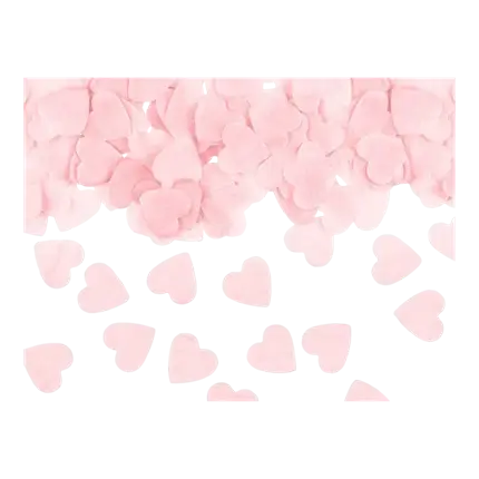 Confeti - Corazón Rosa Claro - (15gr) 100% BIODEGRADABLE