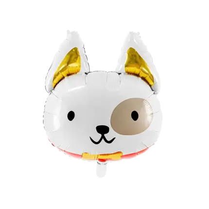 Globo Cabeza de Perro - Mylar Esmerilado - 56x65 cm