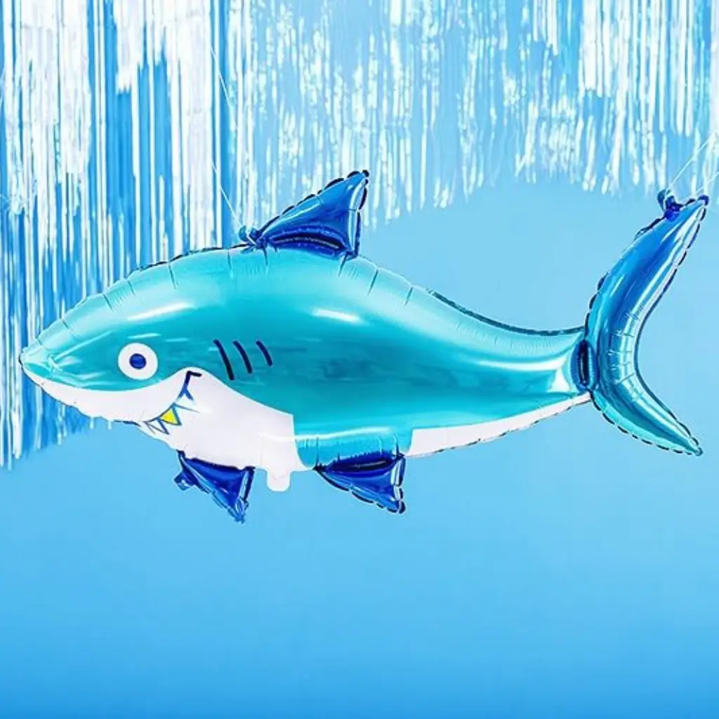 Globo Tiburón - Mylar Brillo - 102x62 cm