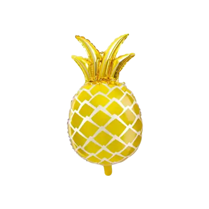 Globo Foil Metálico - Piña Dorada - 38x63cm