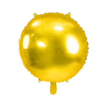 Globo Metálico Espejo Redondo - Dorado - 80cm