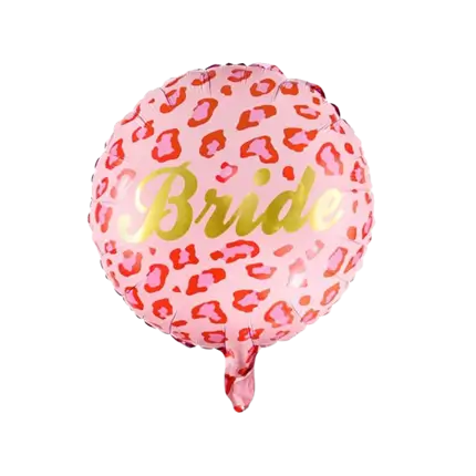 Globo Foil - Correa Rosa Leopardo - 45cm