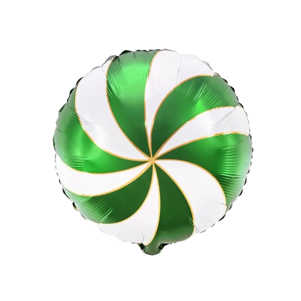 Globo metálico "Candy" - Aluminio - Verde - 35cm