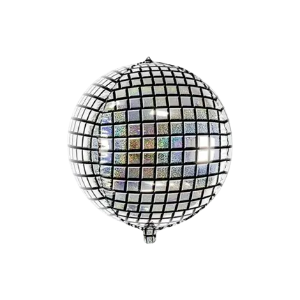 Globo Holográfico Mylar - BOLA DE DISCOTECA - 40cm