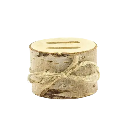 Porta alianzas de madera - 6cm