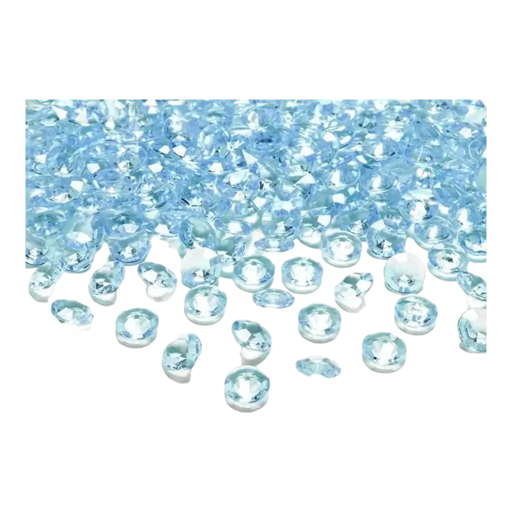Confeti de diamantes - Turquesa - (juego de 100)