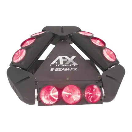 Efecto de luz de araña LED giratoria