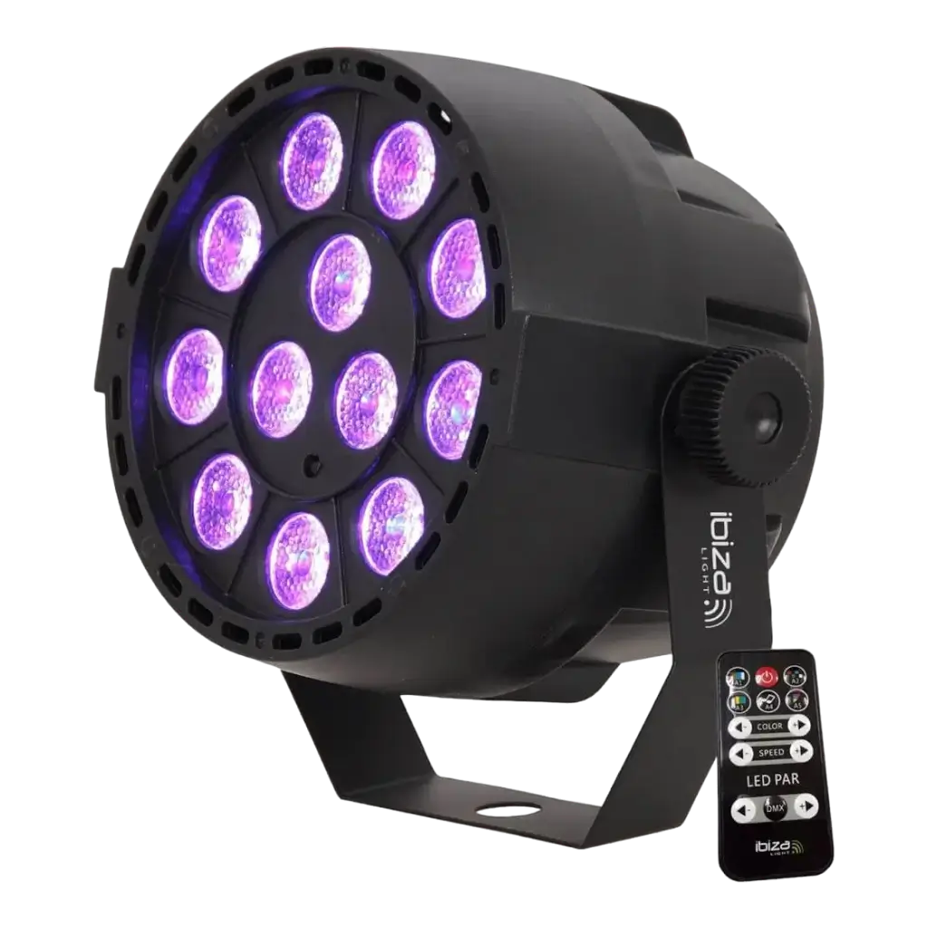 Luz PAR LED Ibiza Light mini RGB