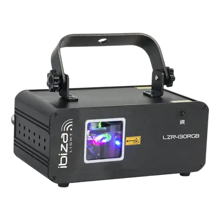 Láser Ibiza Light RGB 430 mW