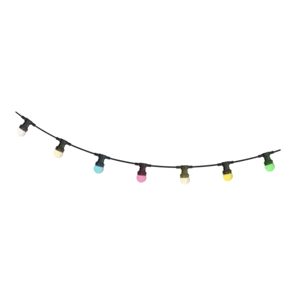 LEDSTRING-COLOR Cadena de luces de 10 m con 20 LED de colores