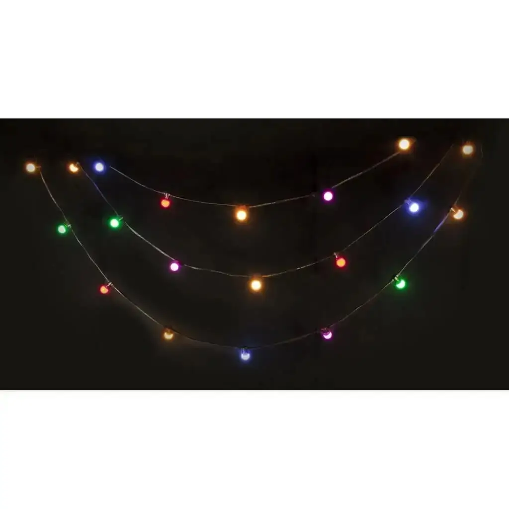 LEDSTRING-COLOR Cadena de luces de 10 m con 20 LED de colores