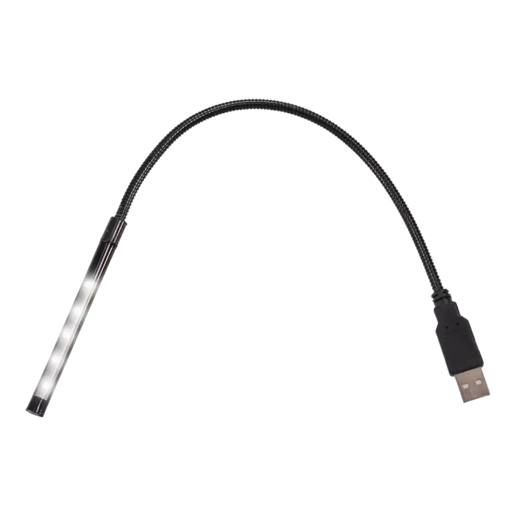 Ibiza GNK10USB Lámpara LED de cuello de cisne