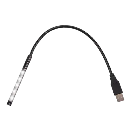 Ibiza GNK10USB Lámpara LED de cuello de cisne