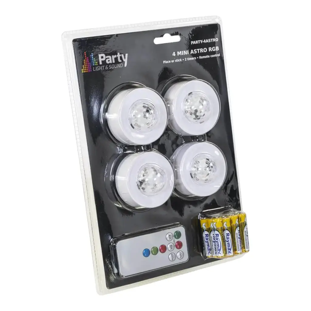 PARTY-4ASTRO LED RGBW astro efectos de luz pack de 4