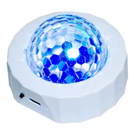 Efecto luminoso ASTRO-MOBILE-SOUND RGB 3W