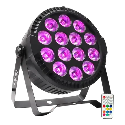 Proyector PAR plano de 14 LED RGBW