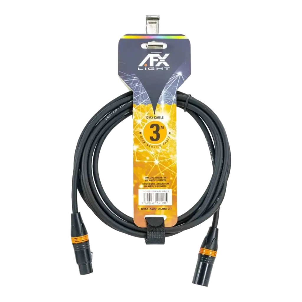 Cable DMX macho/hembra 3m