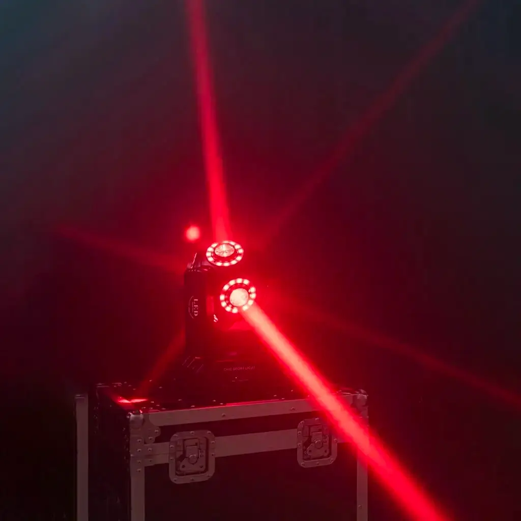 Arcos LED DMX SATURNE 4 en 1 con anillos luminosos