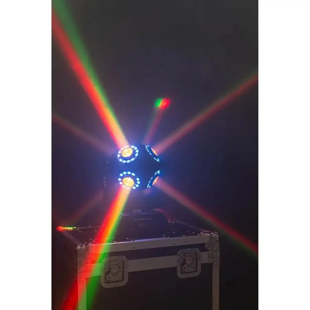Arcos LED DMX SATURNE 4 en 1 con anillos luminosos
