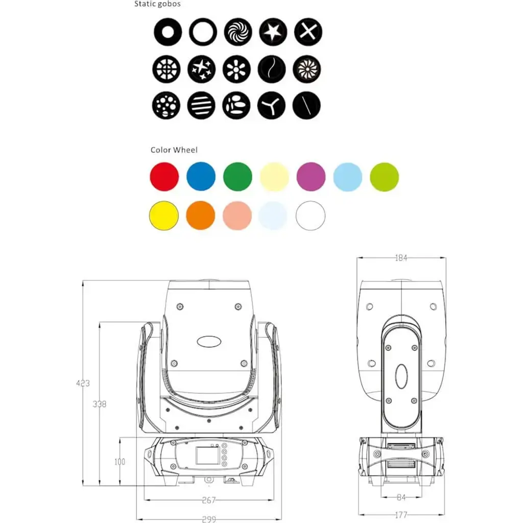 BEAM-100LED-MKII con doble cebador y anillo de luz