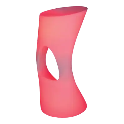 Taburete LED alto para exteriores RGBW