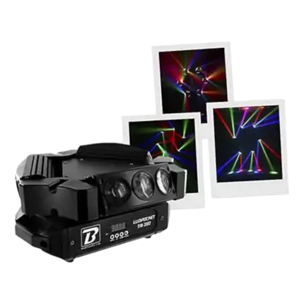 Efectos DJ LED BoomTone - LUDIPOCKET TRI 360